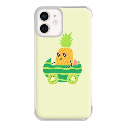 Summer Drive Pineapple Phone Case