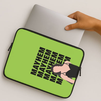 Neon Green Mayhem MacBook Cover