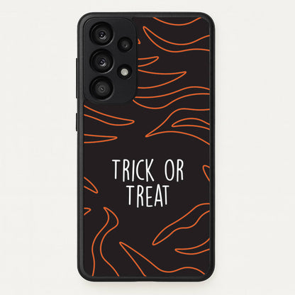 Zebra Print Trick Or Treat Galaxy A33 Case