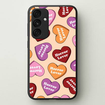 Horror Lover Hearts Pattern Galaxy A55 Case