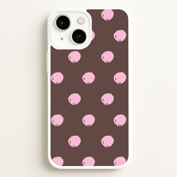 Chocolate & Strawberry Buttons iPhone 13 Case