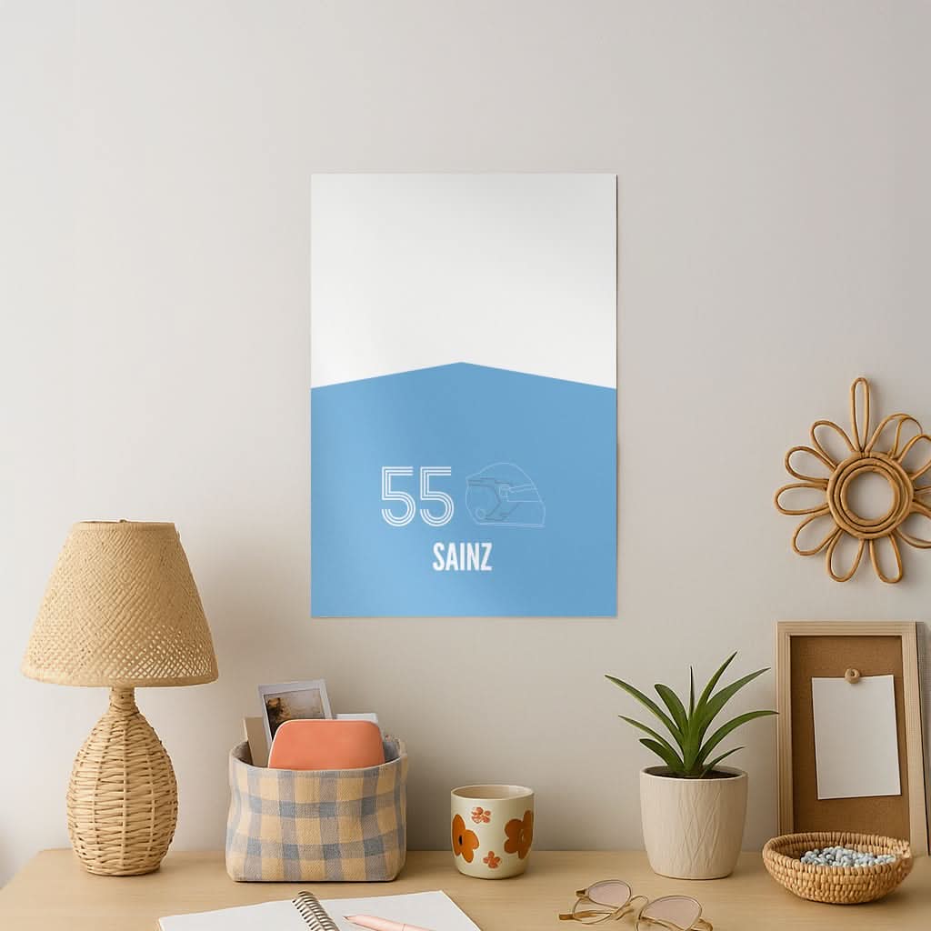 Sainz Helmet 2026 Art Print
