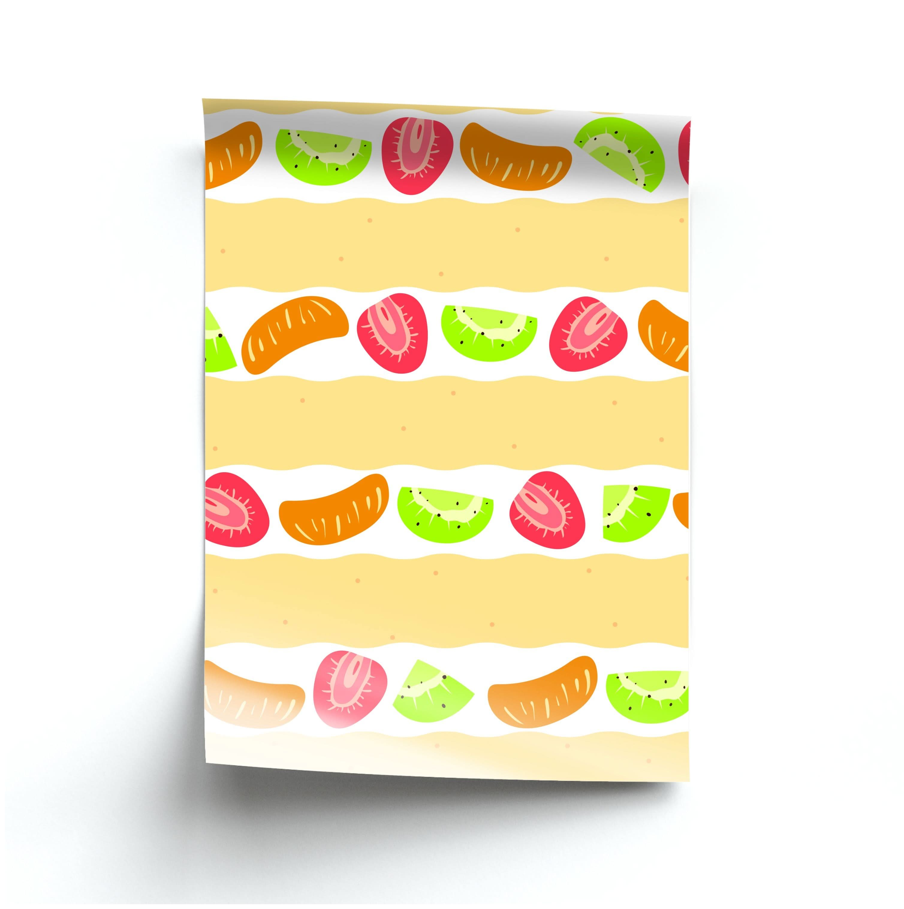 Fruit Sando Pattern Poster