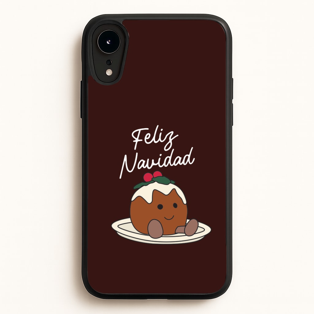 Christmas Pudding Plush iPhone XR Case