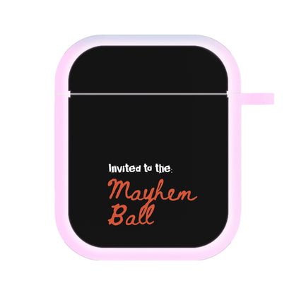 Invited To The Mayhem Ball AirPods Case