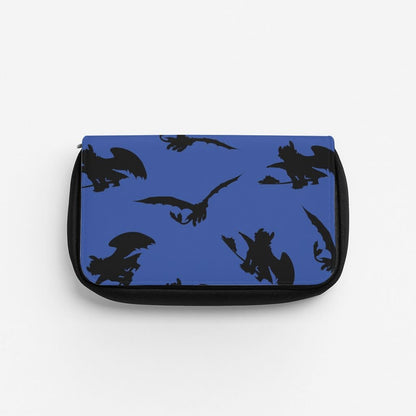 Dragon Silhouettes Pattern Pencil Case