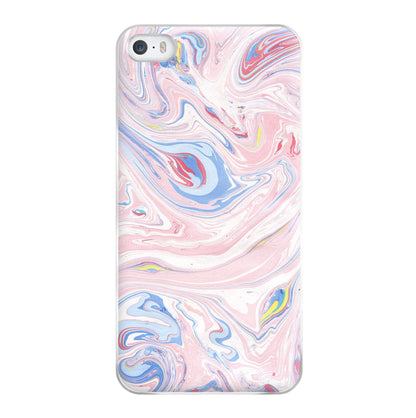 Pink Marble Swirl Phone Case