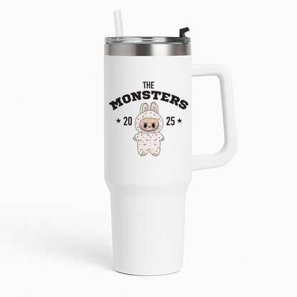 Cute Monster 2025 Pink Tumbler