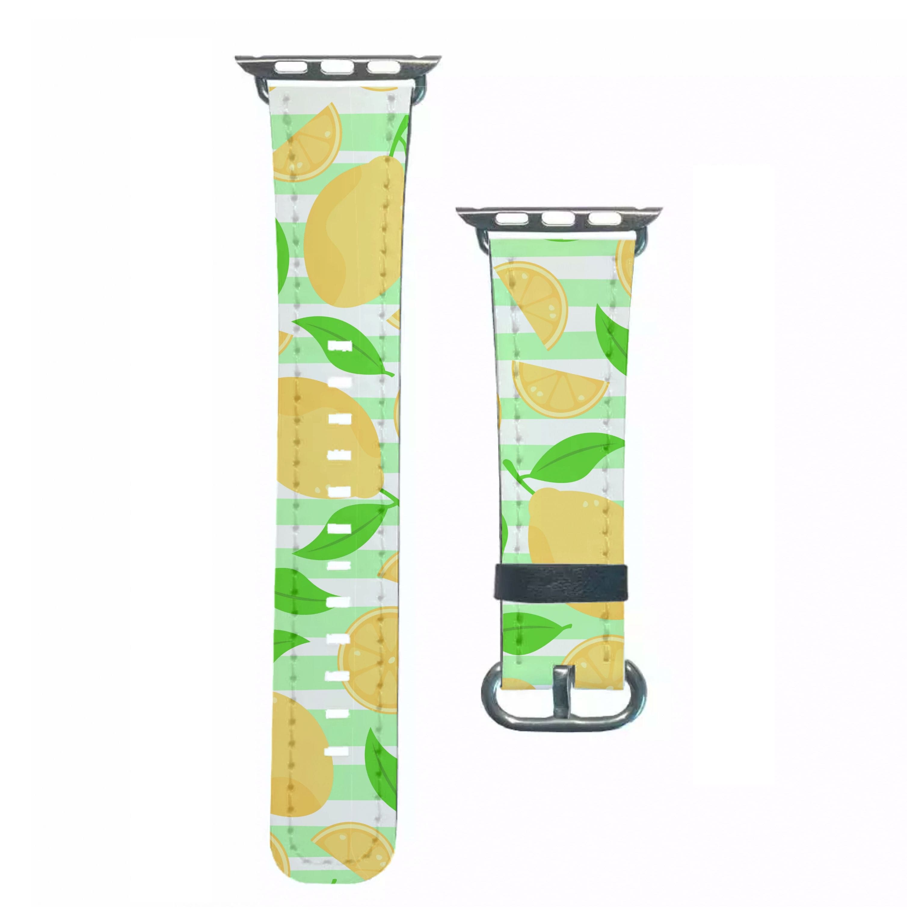 Lemons Pattern - Summer Apple Watch Strap