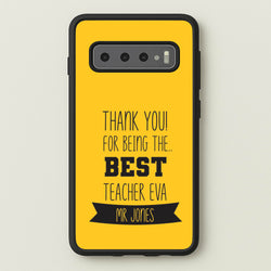 Thank You For Being The Best Teacher Galaxy S10 Plus Case