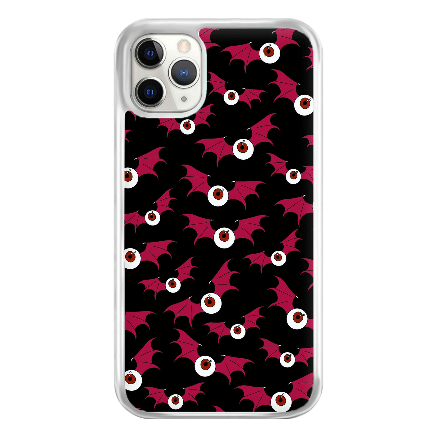 Red Bat Pattern Phone Case