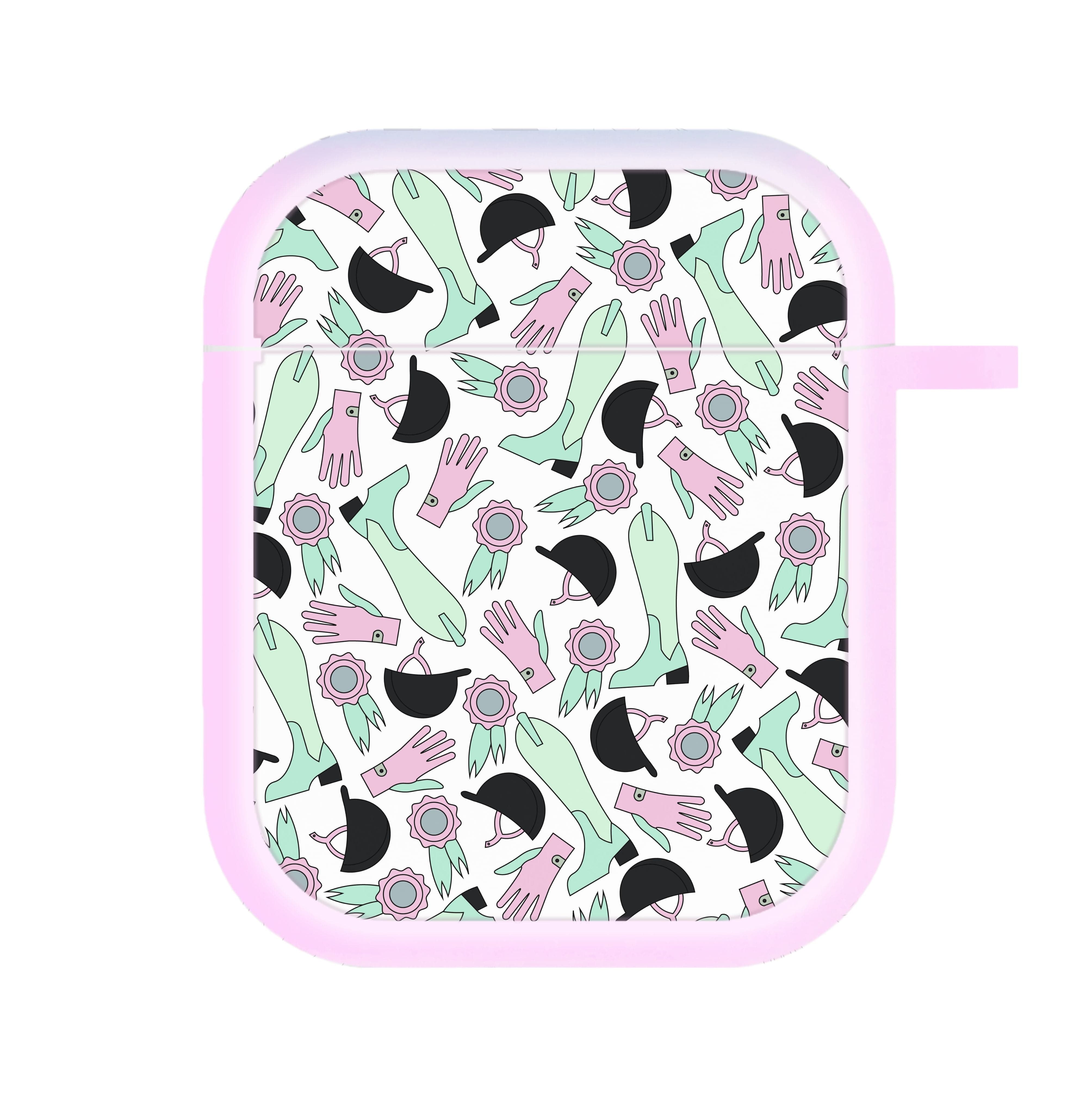 Clothing Patterns - Horses AirPods Case