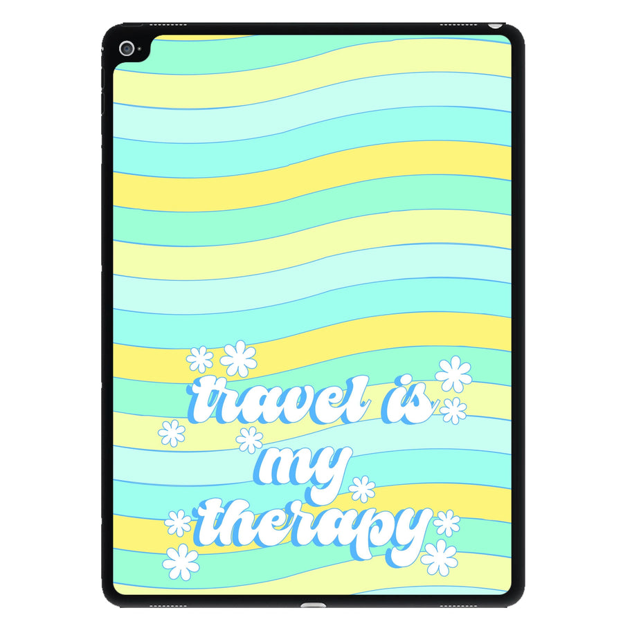 Travel Is My Therapy - Summer iPad Case