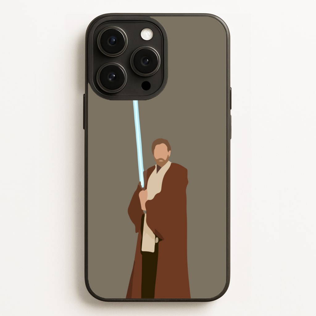 Kenobi Blue Lightsaber Phone Case for iPhone, Samsung Galaxy and Google Pixel