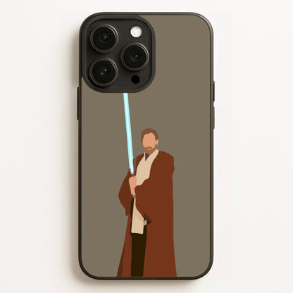 Kenobi Blue Lightsaber Phone Case for iPhone, Samsung Galaxy and Google Pixel
