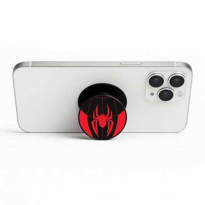 Red And Black Spider Costume  Phone Stand