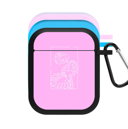 Pink Leaf - Foliage AirPods Case