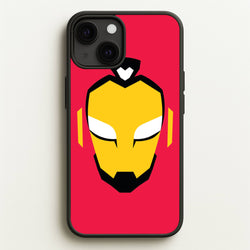 Metal Heart Hero Face iPhone 13 Case