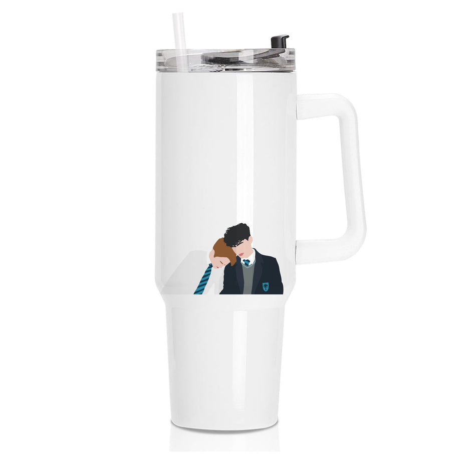 Nick And Charlie School Clothes - Heartstopper Tumbler