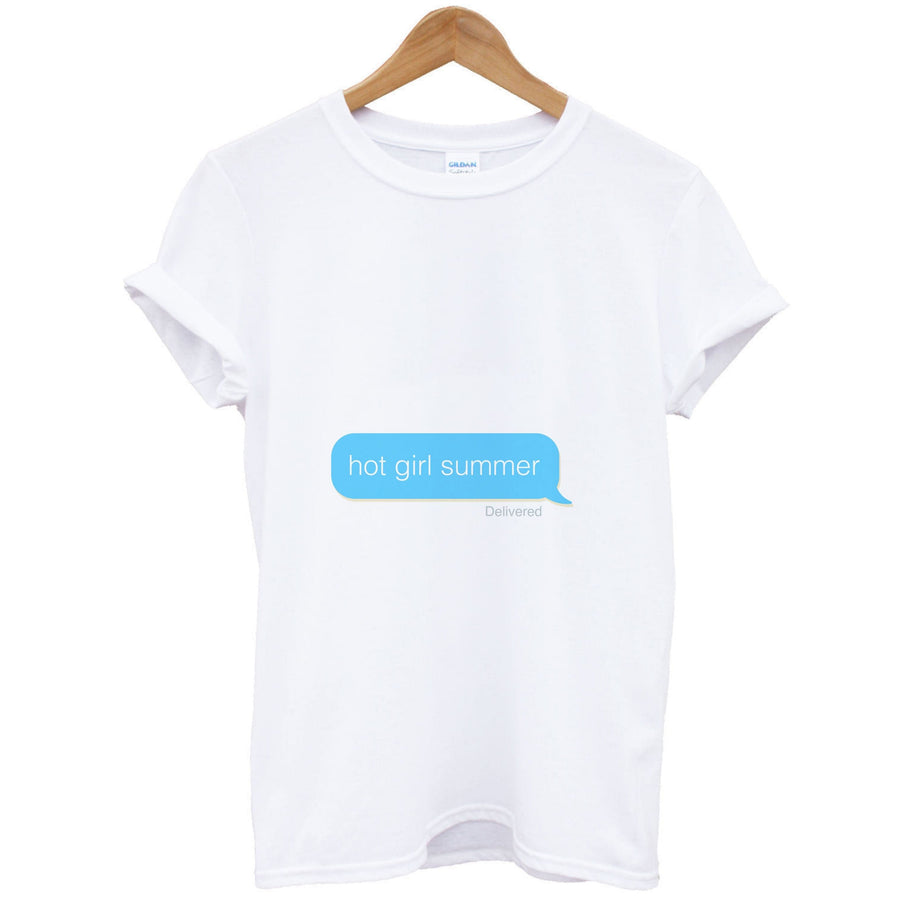 Hot Girl Summer Text - Summer T-Shirt