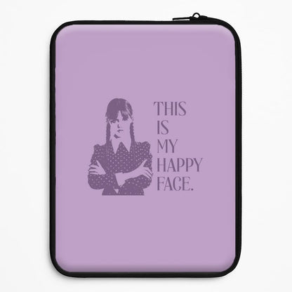 This Is My Happy Face Universal Laptop Sleeve