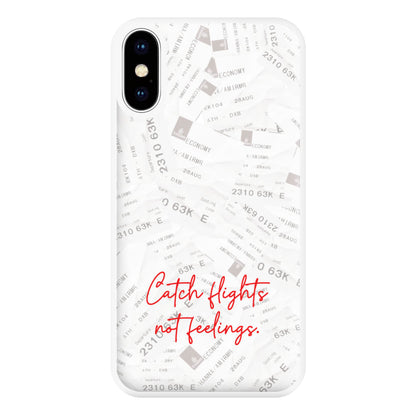 Catch Flights Not Feelings Collage iPhone XS Max Case