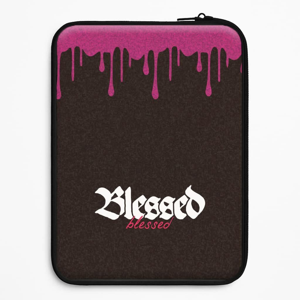 Glitter Blessed Laptop Sleeve