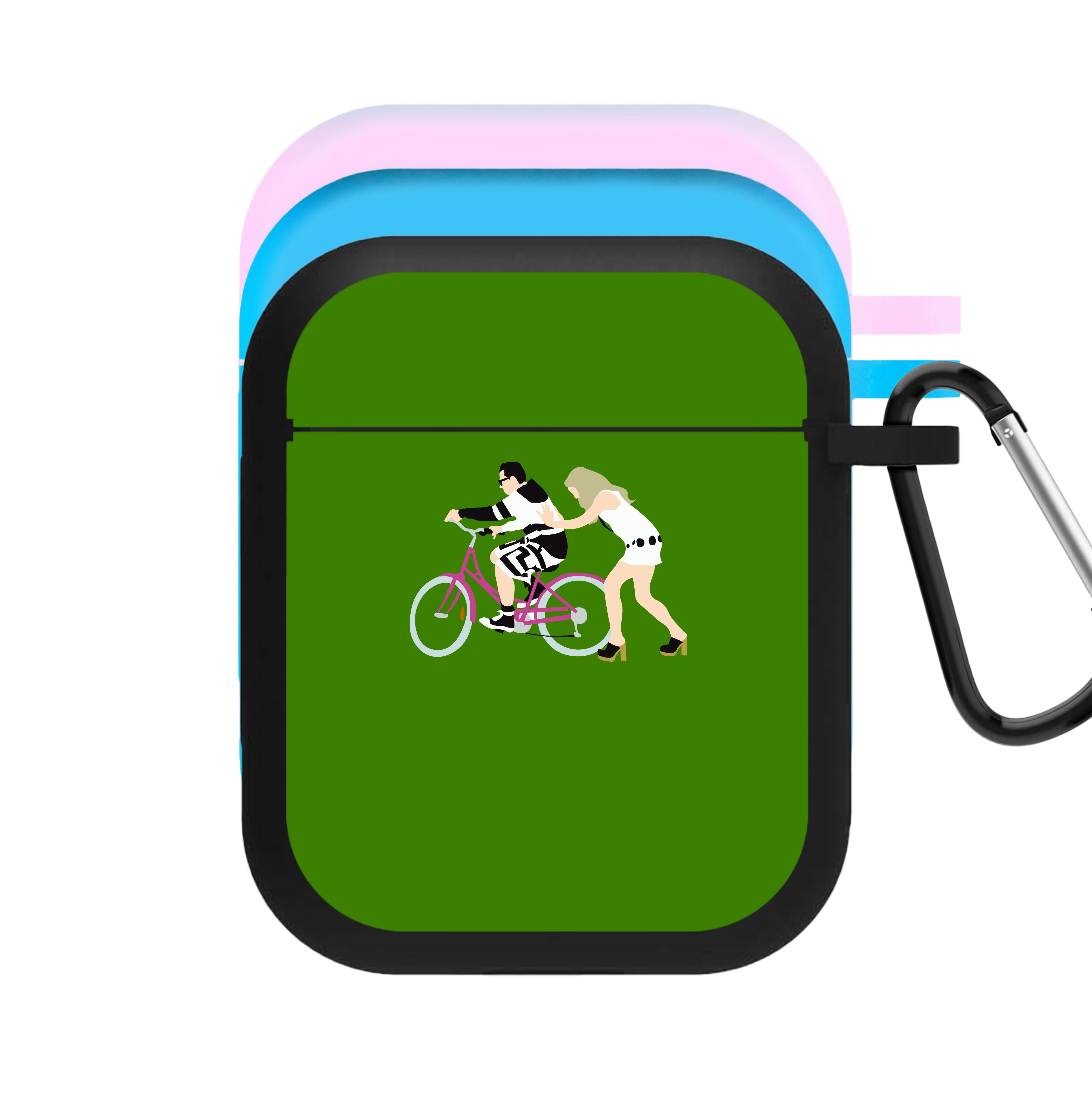 David Riding A Bike AirPods Case