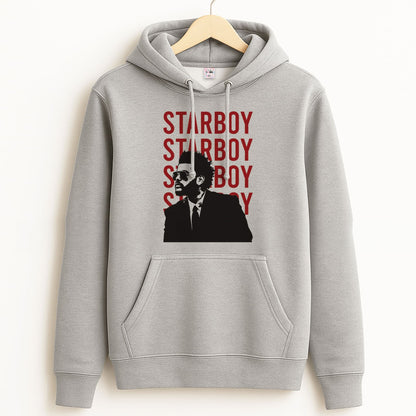 Starboy Singer Unisex Grey Hoodie