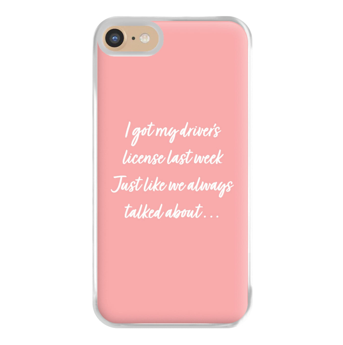 Drivers License Lyrics - Olivia TikTok Phone Case