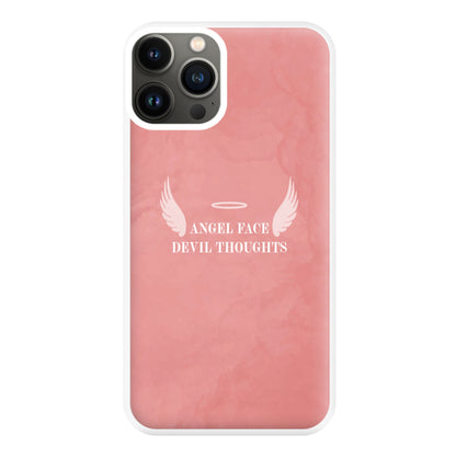 Angel Face Devil Thoughts Phone Case