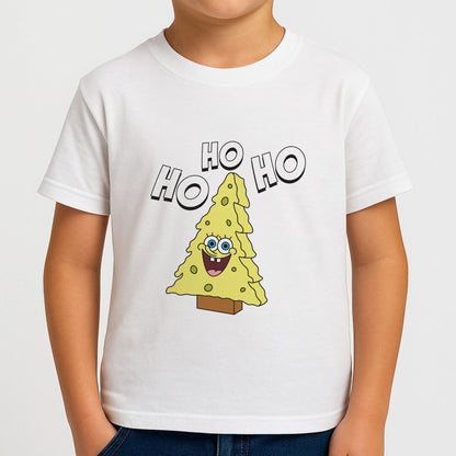 Christmas Tree Cartoon Sponge Boys T-Shirt