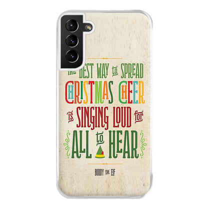 The Best Way To Spead Christmas Cheer - Elf Phone Case