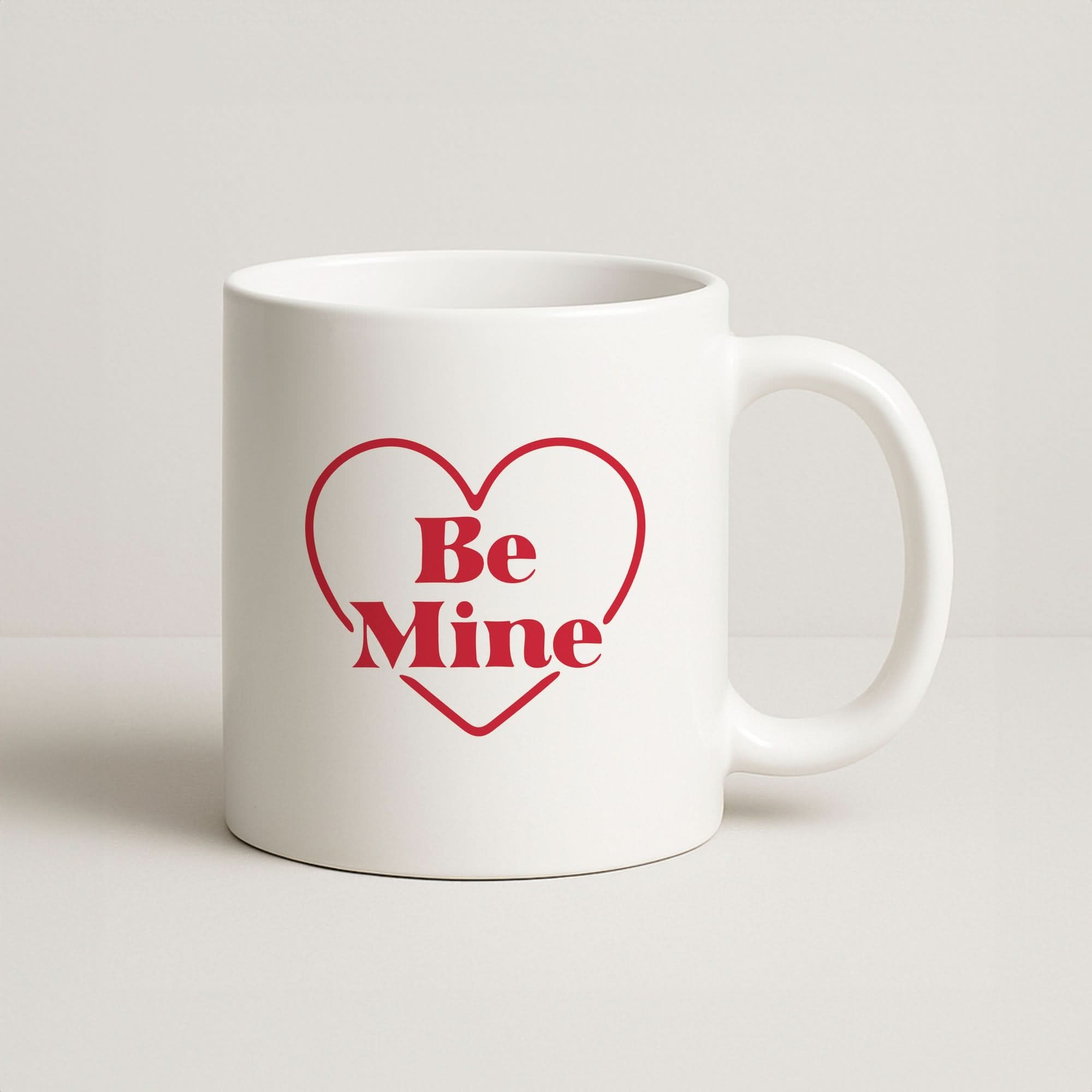 Be Mine Stripey Coffee Mug