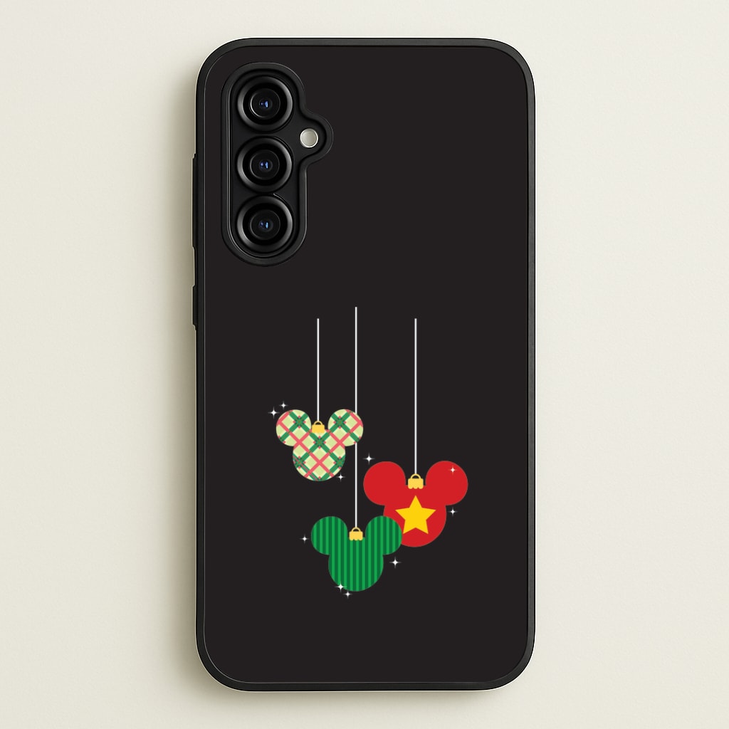 Cartoon Mouse Hanging Baubles Galaxy A54 Case