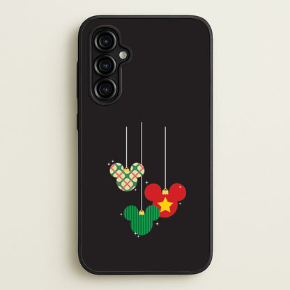 Cartoon Mouse Hanging Baubles Galaxy A54 Case