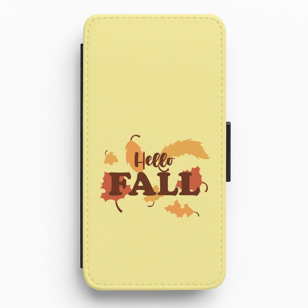 Hello Fall Flip / Wallet Phone Case