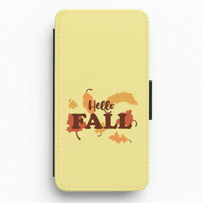 Hello Fall Flip / Wallet Phone Case