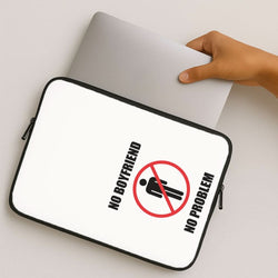 No Boyfriend No Problem MacBook Cover