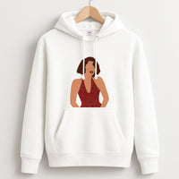 Red Sparkly Dress Hoodie