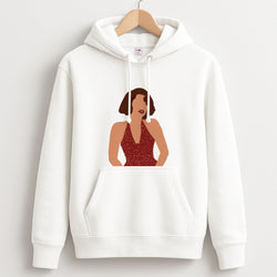 Red Sparkly Dress Unisex Hoodie