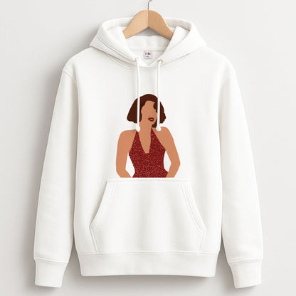 Red Sparkly Dress Unisex Hoodie