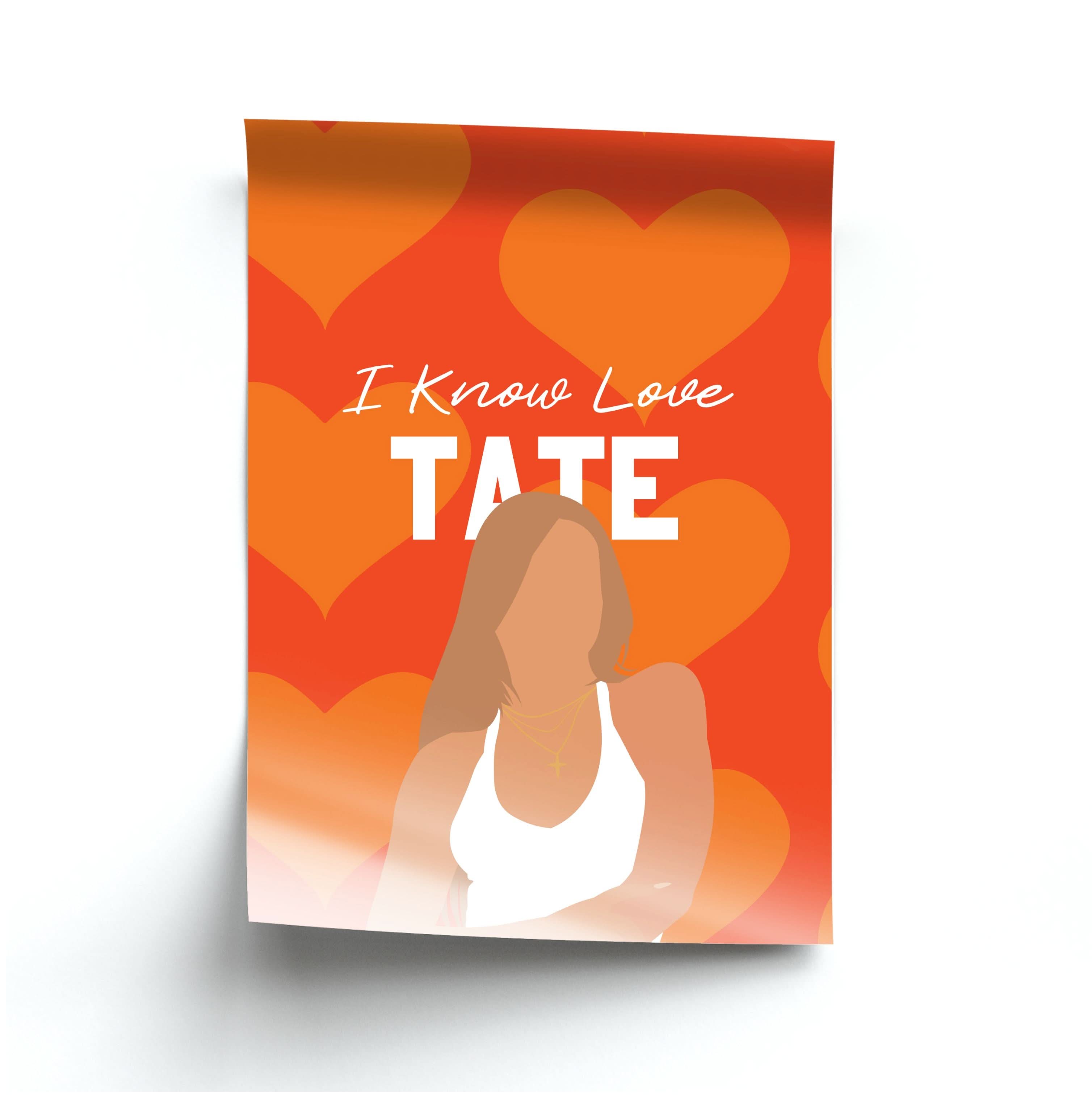 I Know Love Pattern Poster