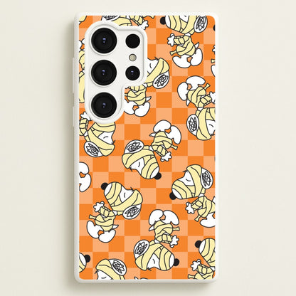 Mummy Cartoon Beagle Pattern Galaxy S25 Ultra Case