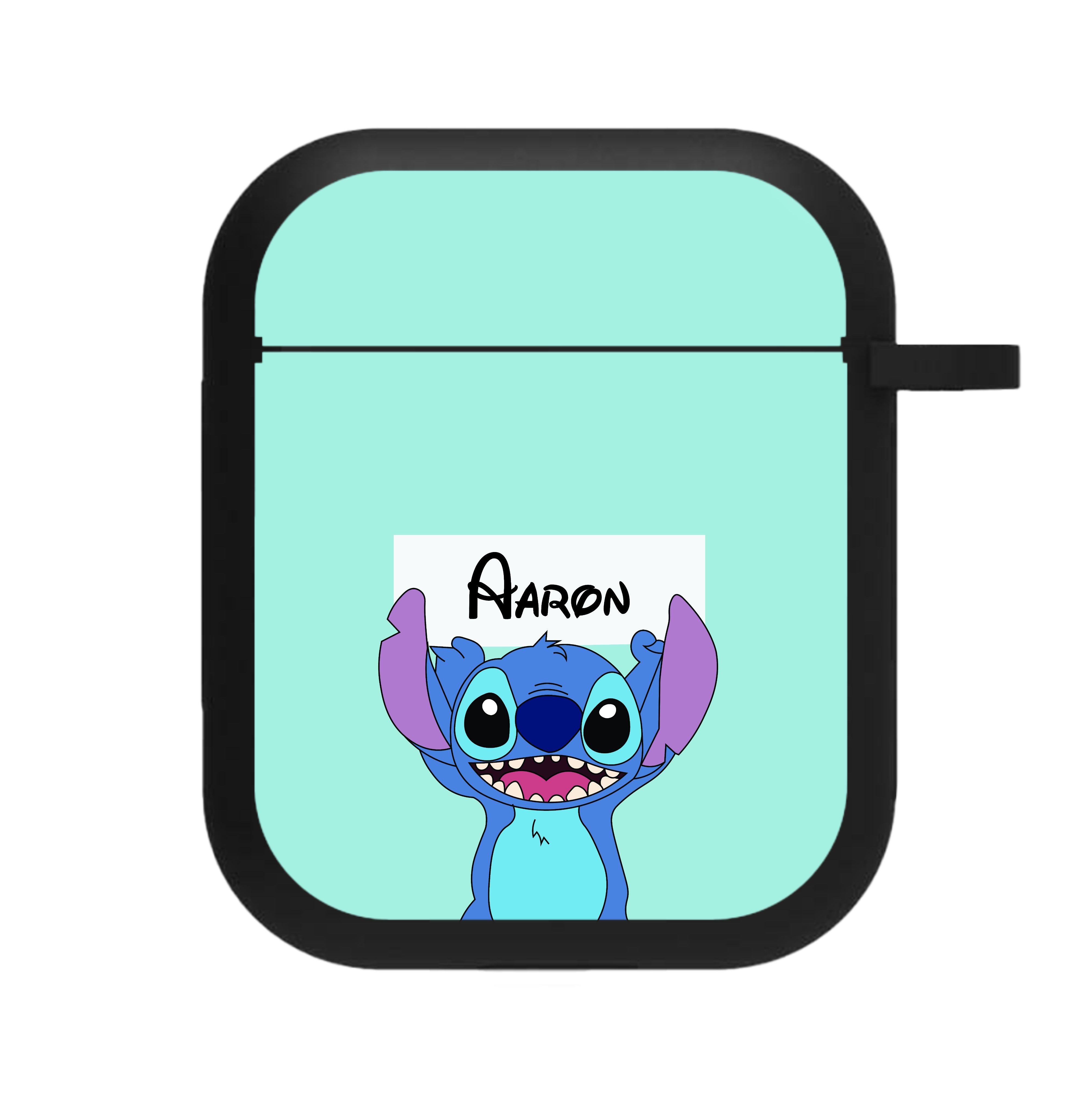 Standing Blue Alien - Personalised Disney AirPods Case