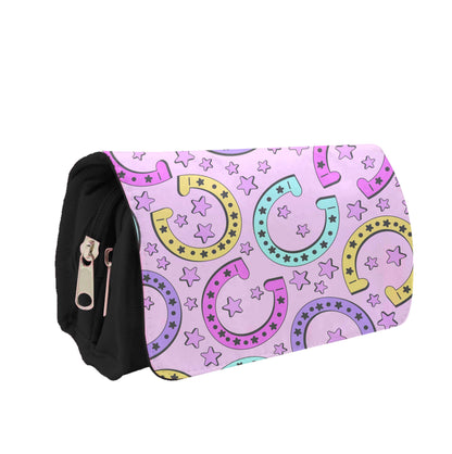 Horseshoe Pattern - Horses Pencil Case