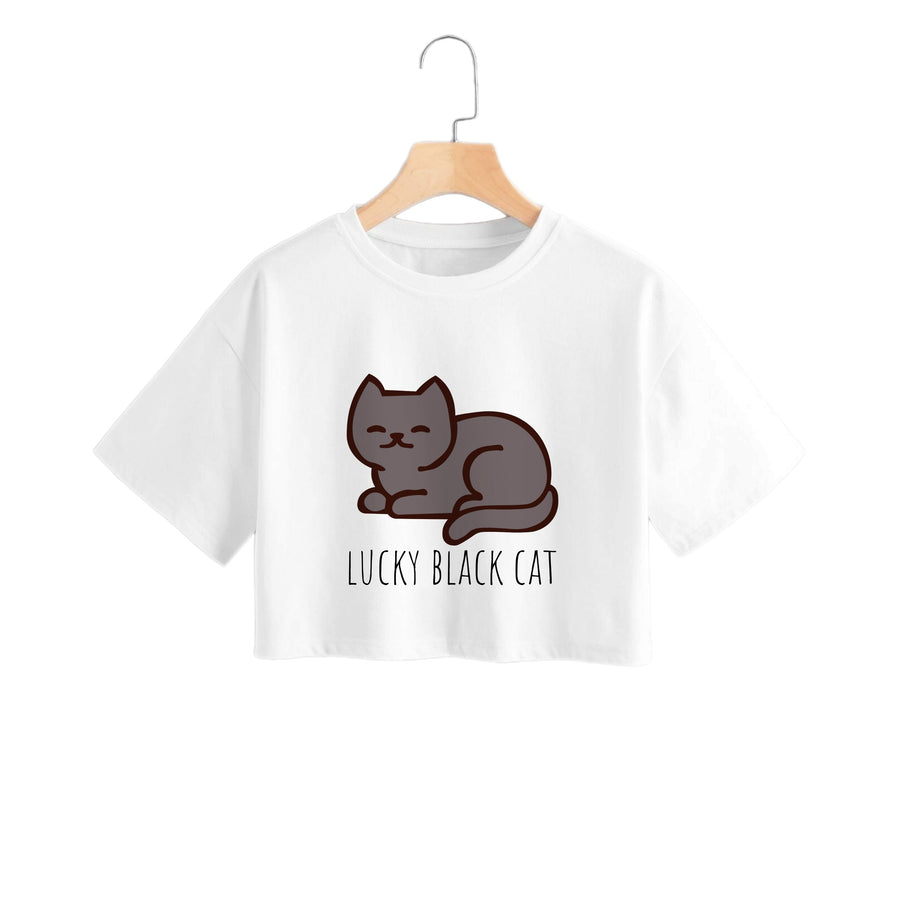 Lucky Black Cat - Cats Crop Top