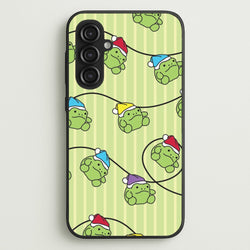 Christmas Frog Plush Fairylights Pattern Galaxy S23FE Case