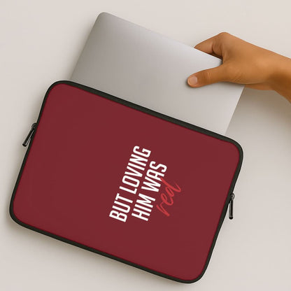Loving Him Was Red MacBook Cover