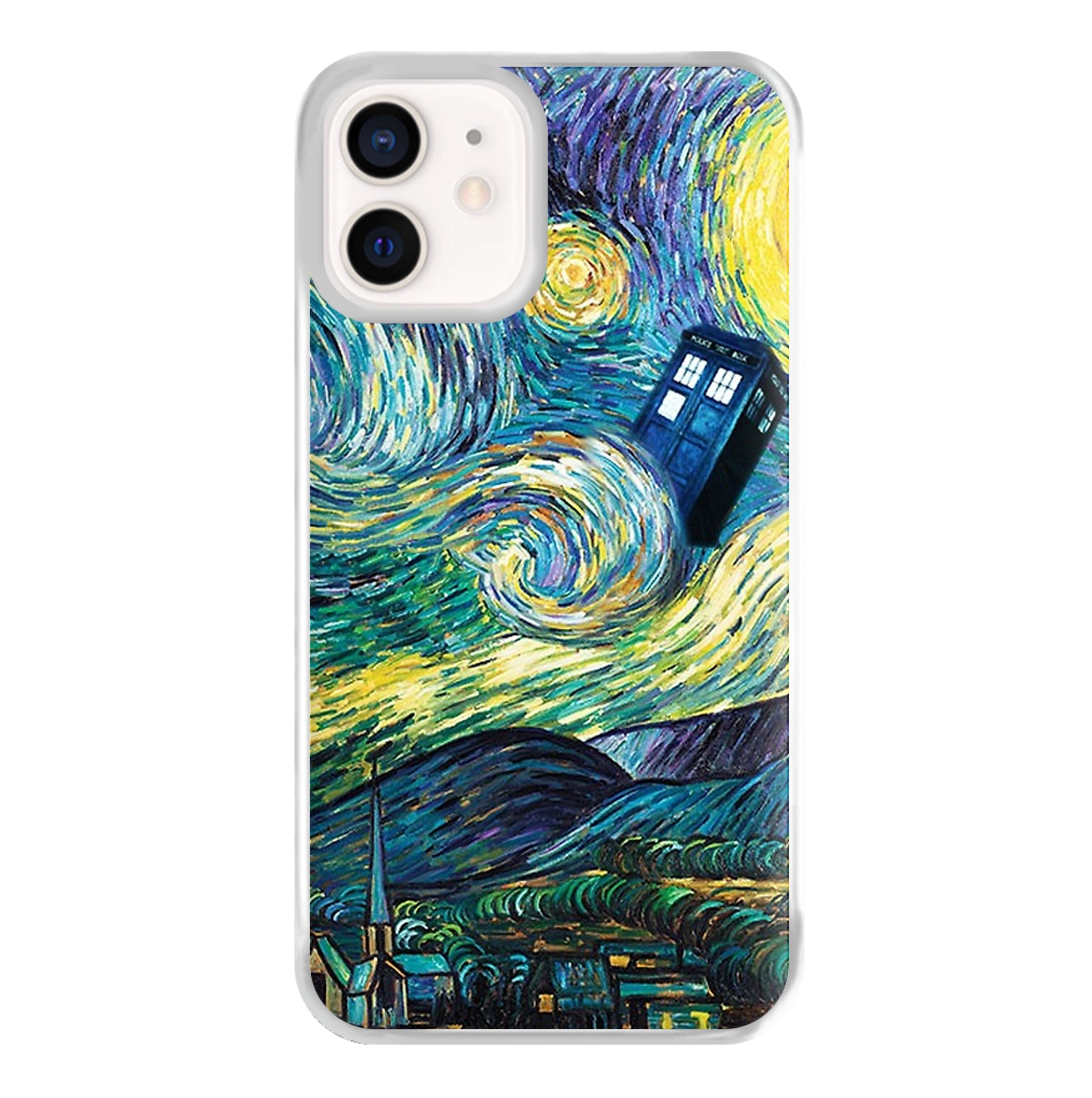 Starry Night Tardis Phone Case